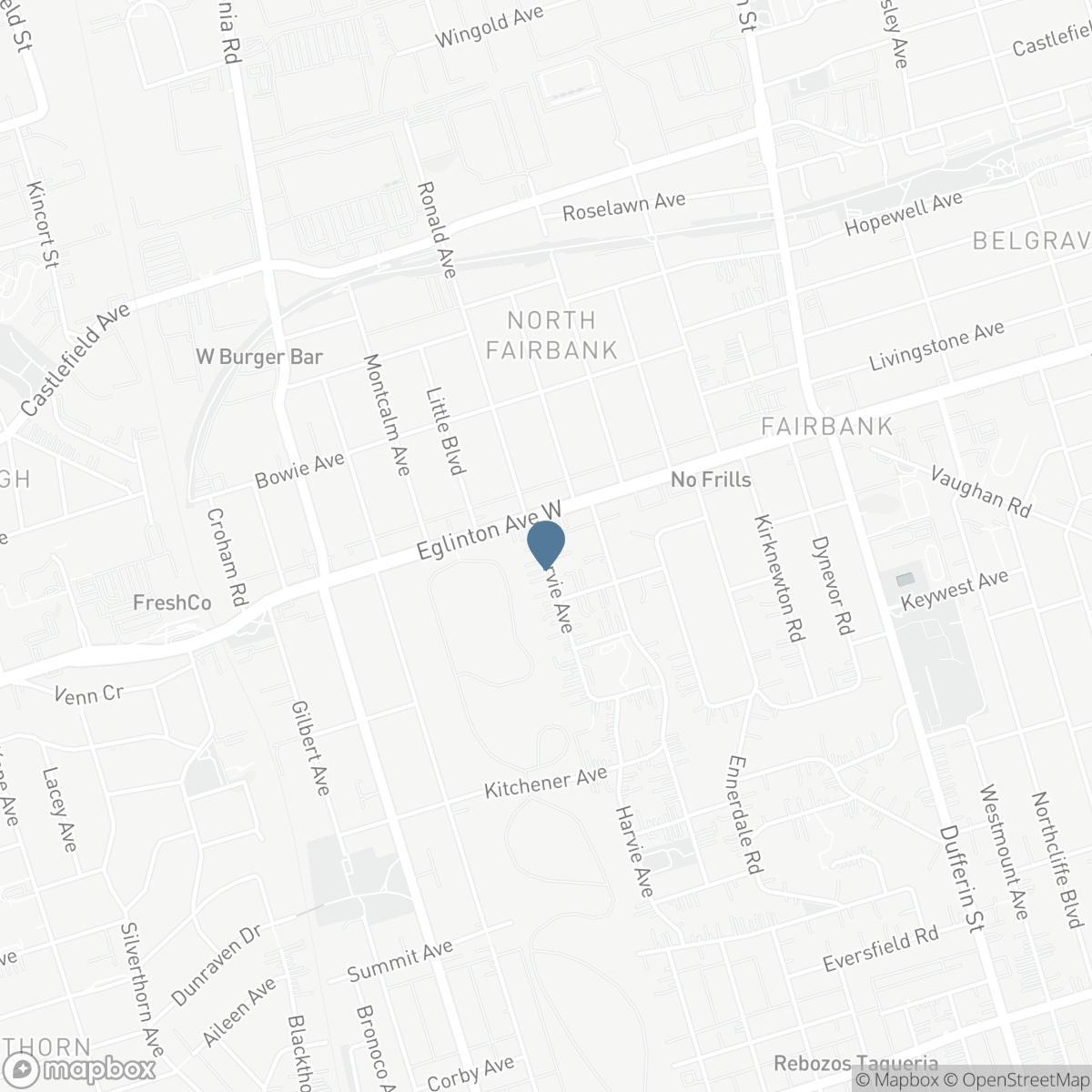 REAR - 625 HARVIE AVENUE, Toronto, Ontario M6E 4M4